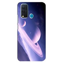 Чехлы КОСМОС для ViVO Y30 (Планета в космосе)