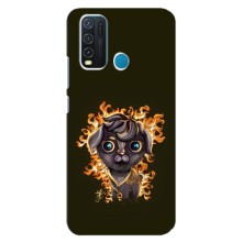 Чехлы на военную тематику для ViVO Y30 (Бавовна мем)