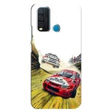 Чехлы с Машинами на Виво у30 (VPrint) (Гоночные Тачки)