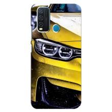 Чехлы с Машинами на Виво у30 (VPrint) (Желтая машина)