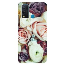 Чехлы с принтом Розочки для ViVO Y30 (Букет РОЗ)