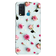 Чехлы с принтом Розочки для ViVO Y30 (Разные цветы)