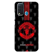 Чехол Манчестер Юнайтед для Виво у30 (AlphaPrint) (лого МЮ)