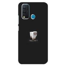 Чехол Майнкрафт на ViVO Y30 (AlphaPrint) Minecraft (Овечка Майнкрафт)