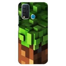 Чехол Майнкрафт на ViVO Y30 (AlphaPrint) Minecraft (текстура Майнкрафт)