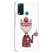 Чехол на тематику: Коты для ViVO Y30 (Кот аристократ)