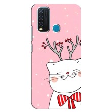 Чехол на тематику: Коты для ViVO Y30 (Зимний кот)