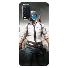Чехол PUBG для Виво у30 (AlphaPrint) (Пабг мен)