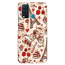 Чехол с Эйфелевой башней на ViVO Y30 (Париж мечта)