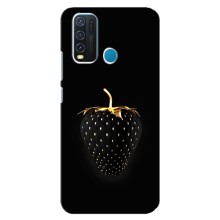 Чехол с изображением  вкусной еды для ViVO Y30 (Чёрная клубника)