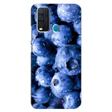 Чехол с изображением  вкусной еды для ViVO Y30 (Голубика)