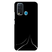 Чехол с картинками на черном фоне для ViVO Y30 (Дорога)
