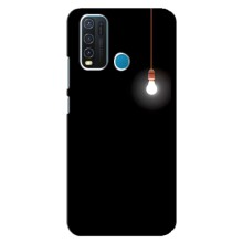 Чехол с картинками на черном фоне для ViVO Y30 (Лампочка)