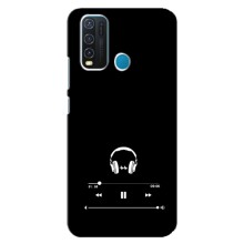 Чехол с картинками на черном фоне для ViVO Y30 (Плеер)