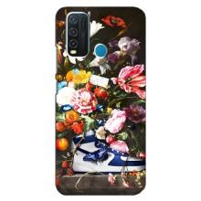 Чехол для ViVO Y30 - с принтом Найк (AlphaPrint) (Стиль Найк)