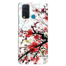 Чехол с принтом САКУРЫ на ViVO Y30 (Красивая Сакура)