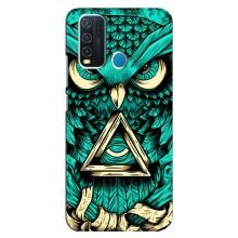 Чехол с птицами на ViVO Y30 (VPrint) (Сова с глазом)