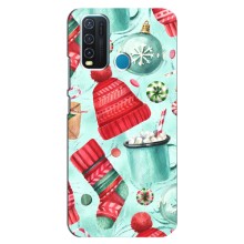 Чехол Санта Клаус для ViVO Y30 (Одежда)