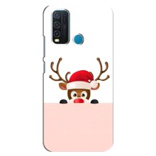 Чехол Санта Клаус для ViVO Y30 (Олененок)