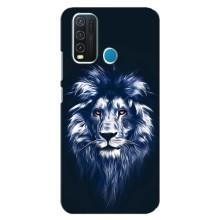 Чехол со Львом для ViVO Y30 (VPrint) (Синий Лев)