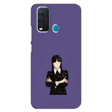 Чохли Венсдей на ViVO Y30 Уенсдей (AlphaPrint) (Венздей у чорному)