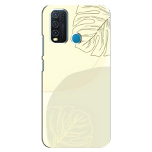 Чохол квітковий дизайн для ViVO Y30 – Зелений фон