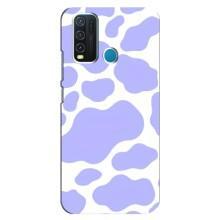 Чохол з принтом корови на ВіВО Y З0 – Фіолетовий принт
