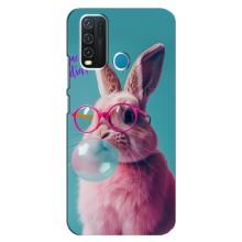 Чохол з принтом стильні тварини для ВіВО Y З0 – Кролик в окулярах