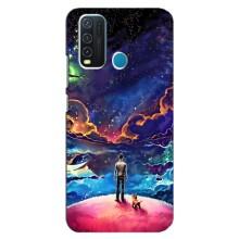 Космические Чехлы для Виво у30 (VPrint) (Галактический вид)