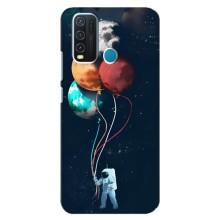 Космические Чехлы для Виво у30 (VPrint) (Планеты шарики)
