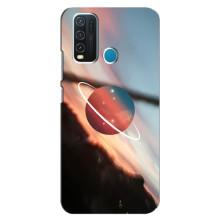Космические Чехлы для Виво у30 (VPrint) (Сатурн)