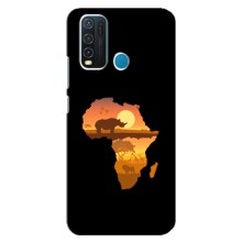 Летний Чехол на ViVO Y30 (Карта)