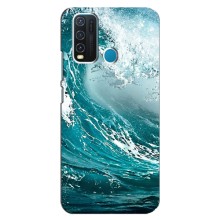 Летний Чехол на ViVO Y30 (Морская волна)