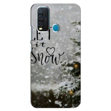 Новорічні, Святкові Чохли для ViVO Y30 - 2024 год – Let it snow