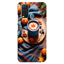 Чохол з унікальним дизайном 'Осінь з кавою' для ViVO Y30