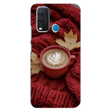 Чохол з унікальним дизайном 'Осінь з кавою' для ViVO Y30 – Кава на ковдрі