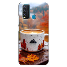 Чохол з унікальним дизайном 'Осінь з кавою' для ViVO Y30 – Кава на природі