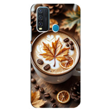 Чохол з унікальним дизайном 'Осінь з кавою' для ViVO Y30 – Пряна кава