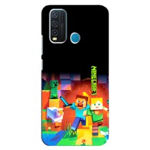 Чехлы для ViVO Y30 (Персонажи Майн Крафт) (Герой Майнкрафт)