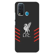 Силиконовые Чехлы принт Футбол на ViVO Y30 (Эмблема Liverpool)