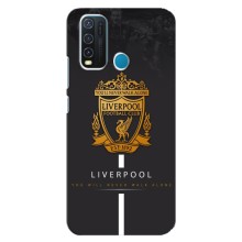 Силиконовые Чехлы принт Футбол на ViVO Y30 (Liverpool)