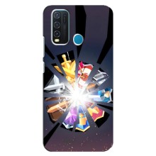 Силиконовый Чехол (атрибутика Клеш Роял) для ViVO Y30 (Кланы)