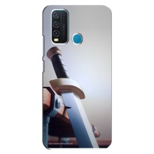 Силиконовый Чехол (атрибутика Клеш Роял) для ViVO Y30 (Меч варвара)