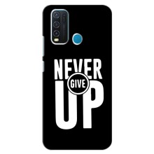 Силиконовый Чехол на ViVO Y30 с картинкой Nike – Never Give UP