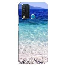 Силиконовый чехол с КАРТИНКАМИ лето для ViVO Y30 (AlphaPrint) (Море)