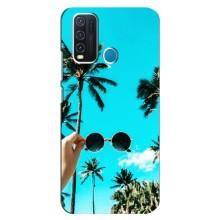 Силиконовый чехол с КАРТИНКАМИ лето для ViVO Y30 (AlphaPrint) (Взгляд лето)