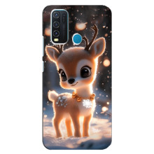 Яскравий чохол для ViVO Y30 з Зимові Оленята – Оленятко