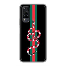 Чехлы Бренд GUCCI для ViVO Y31 (Змей Гуччи)