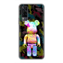 Чехлы для ViVO Y31 - Bearbrick Louis Vuitton (PREMIUMPrint) (Яркий Bearbrick)