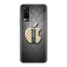 Чехлы ГУЧЧИ для Виво у31 (AlphaPrint) (Apple gucci)